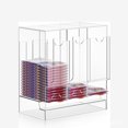 thumbnail image 2 of braveheart Transparent Acrylic Card Dispenser Storage Easy To Open And Close Features Transparent With Visible Interior transparent, 2 of 3