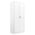 thumbnail image 6 of Hopkins Storage Closet 4.0 from Engineered Wood in White - Set of 2, 6 of 7