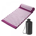 thumbnail image 1 of 1 Uds almohadilla de acupresión almohada morada + cojín + funda de tela, 1 of 5
