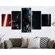 thumbnail image 1 of 5 Cuadros Decorativos Star Wars Darth Vader Robot Canvas Listo Para Colgar 150x84cm Jungle Art Impresion Tela Arte, 1 of 6
