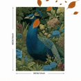 thumbnail image 3 of Peacock Floral Canvas Print, Wall Decor for Living Room Bedroom Dining Room Hallway Office Hotel, 3 of 8