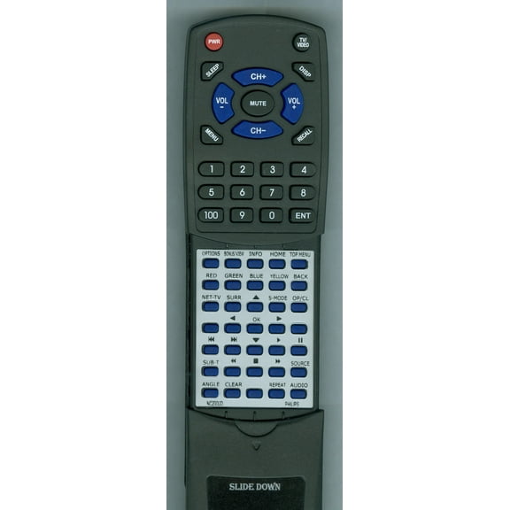 Replacement Remote for PHILIPS NC200UD, RTNC200UD, NC200, HTS3106, HTS5506F7, HTS3306/F7, HTS3306F7, HTS3106F, HTS3306, HTS5506F8, HTS3106F7