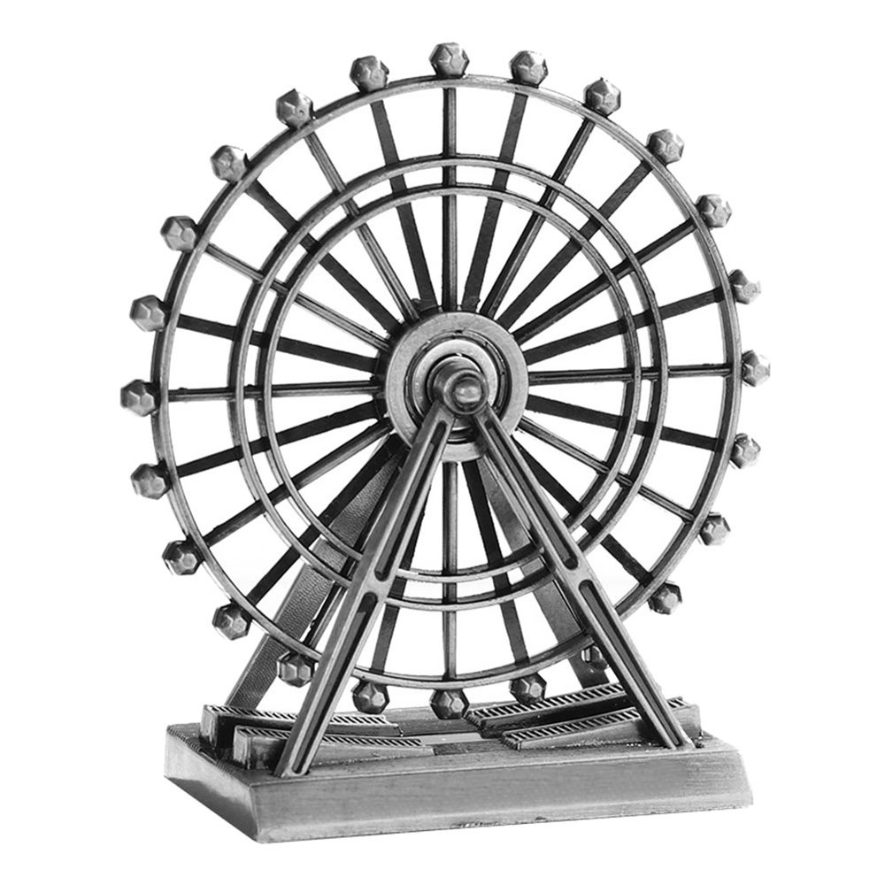 Yesbay Retro The London Eye Creative Metal Ferris Wheel Ornament Home