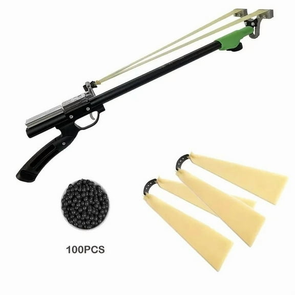 Stainless Steel Slingshot – Heavy Duty Hunting Sling Shot with Grip, for Camping, Survival, Target Practice & Small Game Telescopic slingshot