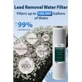 thumbnail image 5 of iSpring F3WGB32BCPB 20" x 4.5" Whole House Water Filters for WGB32B Series Water Filter Systems, includes Sediment, Carbon Block, and Lead-Removal Filters, 5 of 7