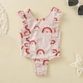 Itsun Baby Girl Swimsuit,Girls Swimsuit Jumpsuit Ruffle Bathing Suit