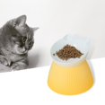 thumbnail image 3 of Elevated Cat Bowl Feeding Watering Supplies Tilted Pet Dishes with Stand Raised Cat Food Bowls Vomiting Cat Bowl for Indoor Cats 14.5cmx13cm yellow, 3 of 8