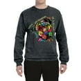 thumbnail image 3 of Dean Russo The Only Person Dog Lover Unisex Crewneck Graphic Sweatshirt, Heather Black, Small, 3 of 6