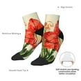 thumbnail image 6 of Pofeuu Vibrant Amaryllis Flowers Print 30cm Socks, Adult Running Hiking Socks for Youth and Adult, 6 of 7