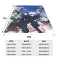 thumbnail image 4 of Jujutsu Kaisen Fleece Blanket Super Soft Cozy Throw Blanket Fuzzy Comfy Flannel Blanket Warm Plush Blankets And Throws For Couch, Sofa, Bed 80"X60", 4 of 6