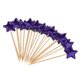 thumbnail image 3 of De 80 Palillos De De Imitación de material cuero Con Adorno De Tapón De Adorno De Adorno Con Forma De Estrella Para Pasteles De Pastelería Magdal, 3 of 4