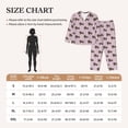 thumbnail image 4 of Daiia Dachshund Dog Puppy for Women's Long-Sleeved Pajama Set – Soft & Comfortable Sleepwear Button-Up Pajamas Cozy Lounge Wear-Large, 4 of 7