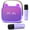 Purple, variant on Zeokiar Upgraded Mini Karaoke Machine Toy for Kids, Portable Bluetooth Speaker with 2 Wireless Mics, Emoji & Colorful LED Lights, Home Travel & Party Play Gifts for Boys Girls (Purple)