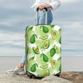 thumbnail image 7 of Fuzoiu Avocado And Tropical Palm Leaves Print Suitcase Cover,Washable Luggage Covers for Suitcase,Elastic Luggage Protector Cover,Scratch Resistant Travel Suitcase Covers-Small, 7 of 7