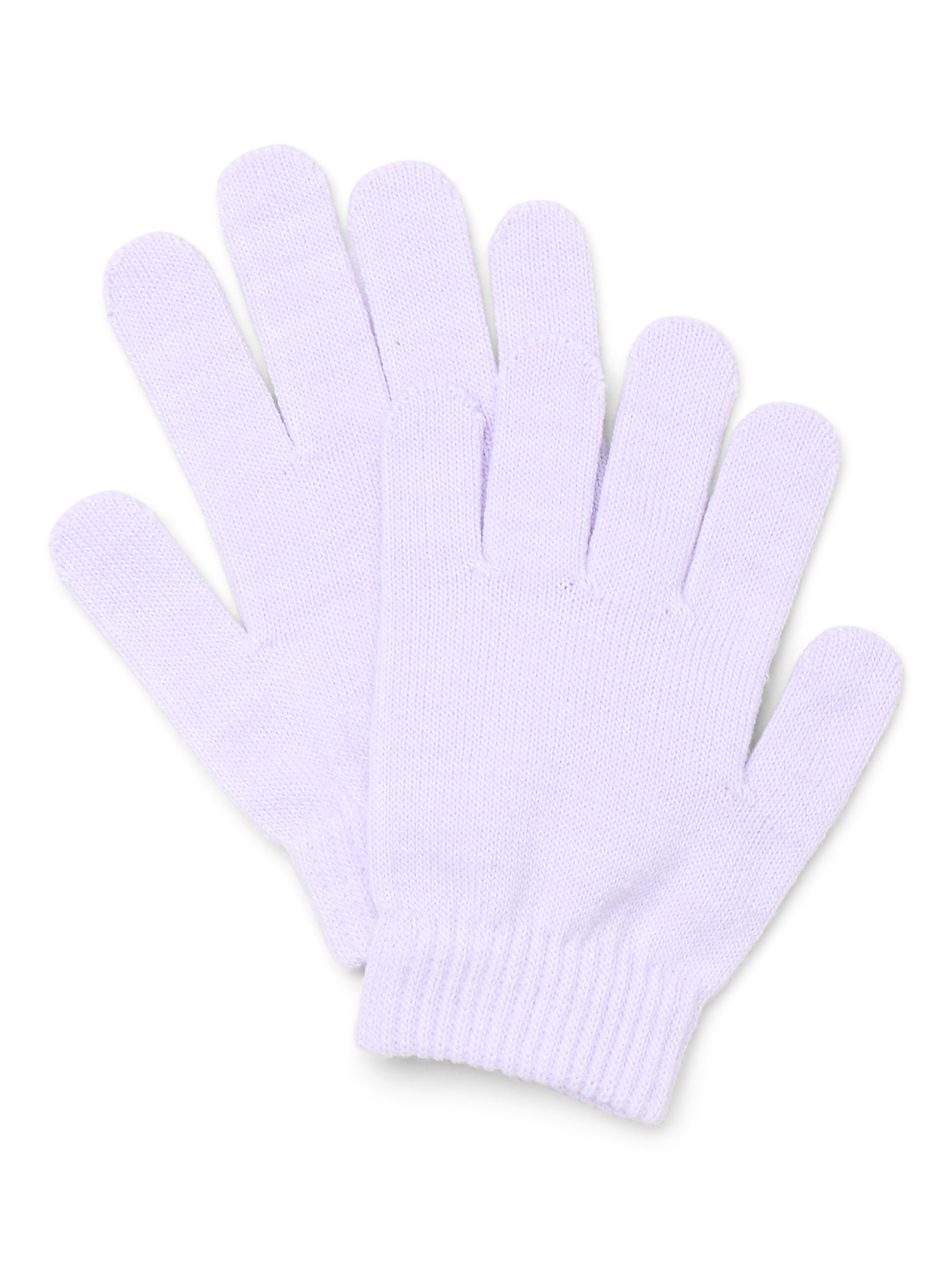 Wonder Nation Girls Knit Gloves, 3-Pack