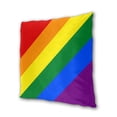 thumbnail image 2 of Rainbow Pride Flag Decorative Cozy Throw Pillow Covers Soft Square Couch Cushion Case for Home Sofa Decor (Set of 2) 18"x18", 2 of 7
