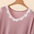 thumbnail image 5 of ZyeKqe Womens Nightgown Casual Short Sleeve Crewneck Lightweight Soft Loose Comfy Loungewear Sleep Shirts, 5 of 9
