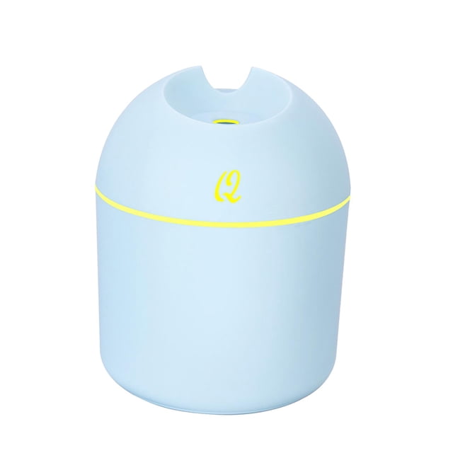 Bonito humidificador pequeño de 220ml con Cable USB para dormitorio, apagado automático, humidificador Personal Universal silencioso y práctico Azul BLESIY Humidificadores de niebla