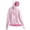 Pink plus size hooded jacket a1, variant on Women Plus Size Hooded Jackets Long Sleeve Slim Fit Casual Workout Zip Up Outerwear Solid Color Basic Cover Up Coats for Women, White M