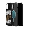 thumbnail image 2 of DistinctInk Tough Case for Apple iPhone 15 PLUS (6.7" Screen), Compatible with MagSafe Charging - Bear Hug?, 2 of 6