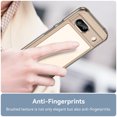 thumbnail image 6 of Feishell Clear Case for Google Pixel 9 Pro XL,Shockproof Slim Fit Non-Yellowing Transparent Anti-Scratch Lightweight Silicone Anti-Fingerprint Protective Phone Case,Gray, 6 of 8