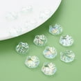 thumbnail image 7 of 500gs Transparent Acrylic Pendants AB color Leaf Pale Turquoise 19.5x17x4.5mm Hole: 1.4mm about 1720pcs/500g, 7 of 7