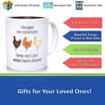thumbnail image 3 of Cute Chicken Themed Gifts, I googled my symptoms turns out i just needed more chickens, funny Ceramic novelty coffee mugs, Gift Mug for Christmas Thanksgiving Festival,birthday ideas,11oz,15oz Black, 3 of 4
