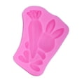 thumbnail image 1 of Harpily 50% Off Clear! Cake Molds Rabbit Carrot Silicone Mould Fondant Cake Chocolate Cookie Decorating Mould Cake Tools, 1 of 4