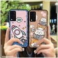 thumbnail image 6 of LYM-Phone Case For TCL T-Mobile Revvl V+ 5G/Revvl V Plus 5G, Durable Protective Shockproof Dirt-resistant Phone Protector Anti-knock Back Cover Cute Full wrap Anti-dust TPU Graffiti, 6 of 9