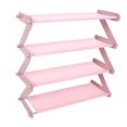 thumbnail image 1 of Organizador de zapateros Sincero de Acero inoxidable 4 niveles Rosa claro, 1 of 10
