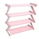 thumbnail image 1 of Organizador de zapateros Sincero de Acero inoxidable 4 niveles Rosa claro, 1 of 10