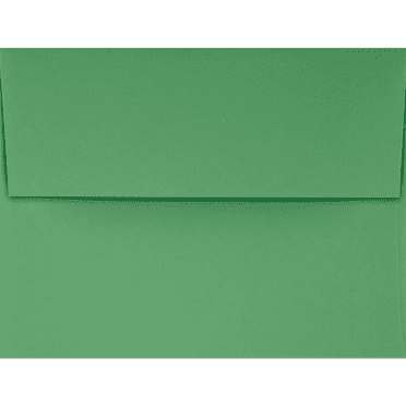 LUXPaper A2 Invitation Envelopes, 4 3/8 x 5 3/4, Holiday Green, 50 Pack
