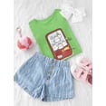 thumbnail image 3 of Cute Bunny Crane Game T-Shirt Toddler -Image by Shutterstock,  5 Toddler, 3 of 4