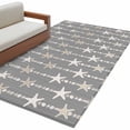 thumbnail image 2 of 3'x5' Area Rugs, Starfish Grey Indoor Outdoor Area Rug for Living Room Bedroom, Coastal Ocean Summer Sea Beach Washable Bathroom Rugs Kitchen Floor Carpet Mats Home Decor Aesthetic, 2 of 8