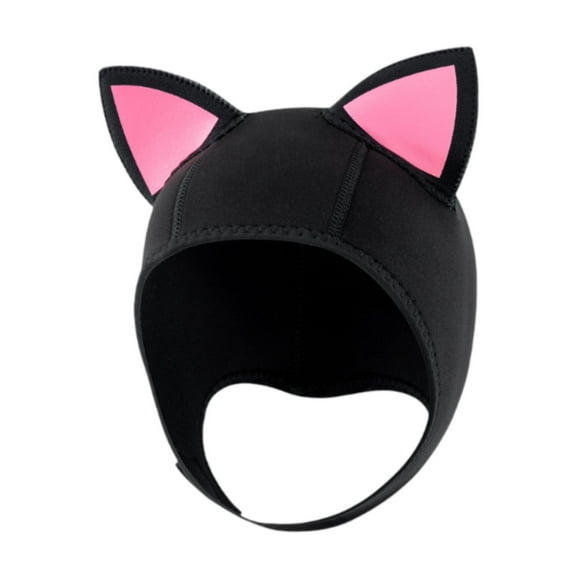 TTETTZ Scuba Diving Cap Cat Ears Wetsuit Cap for Snorkeling Underwater Water Sports