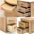 thumbnail image 5 of Metal Rails for Home Office Furniture, Stainless Steel Drawer Slides Heavy Duty Ball Bearing Tracks for Quiet Sliding, Side Mount 3-Fold Extension for Kitchen Cabinets Wardrobes (20cm Length), 5 of 5