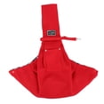 thumbnail image 1 of Reversible Dogs Carrier Cats Pouch Pocket Carrying Cross Bag Rabbit Puppy Wide Red, 1 of 8