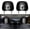 2Pcs#3, variant on Ghost Face Headrest Covers Washable Stretch Fabric Scary Ghost Design Universal Vehicle Headrest Protector (4Pcs)