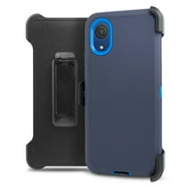 for Samsung Galaxy A03 Core 2022 Phone Case Dual Layer Full-Body Rugged Clear Back Case Drop Resistant Shockproof Case with Built In Screen Protector