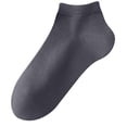 thumbnail image 2 of LYEAA Ankle Socks for Men Summer Breathable Comfortable Low Cut Socks Solid Stretchy Workout Crew Socks, 2 of 5