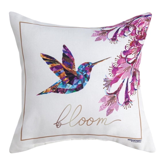Manual SDPAG Painted Garden Climaweave Pillow, 12-inch Square