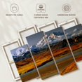 thumbnail image 6 of Elephant Stock Golden Denali Fall Wall Art - Horizontal Multi Panel Canvas - Living Room Wall Decor - Nature Multi Panel - Gray And Brown Decor - 84" x 54", 6 of 8