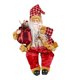 thumbnail image 5 of Advancent Muñeco de Navidad Papá Noel Estatuilla Decoración Sentado Red Hat Festival Atmósfera Plástico Interior 11.8 Pulgadas Hogar Tipo 1 2Conjunto, 5 of 6