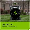 thumbnail image 2 of Greenworks 80V 21" Self-Propelled Lawn Mower, 4.0Ah Battery and Charger Included, 2 of 6