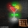thumbnail image 2 of Glowneon That's The Spirit Led Sign For Martini Cocktail Bar Wall Art, 2 of 5