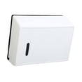 thumbnail image 4 of HILABEE Hand Paper Towel Dispenser Dustproof Tissue Case for Restroom Hotel Bathroom White, 4 of 9