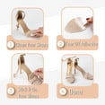 thumbnail image 4 of Almohadillas metatarsales DR JK, 8 piezas, color beige, cojines para pies de mujer, 4 of 6