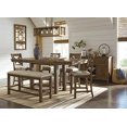 thumbnail image 4 of Ashley Furniture Moriville Upholstered Counter Dining Bench in Beige, 4 of 5