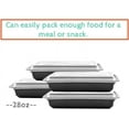 thumbnail image 2 of 28oz Meal Prep Containers with Lids, Leak-Proof & , Microwave Safe (50 Pack), 2 of 2