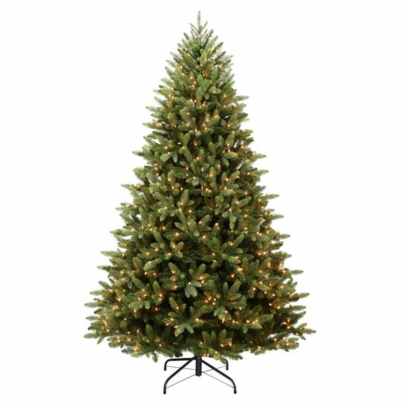CC Christmas Decor Pre-lit Medium Artificial Westford Spruce Christmas Tree - 7.5’ - Clear Lights